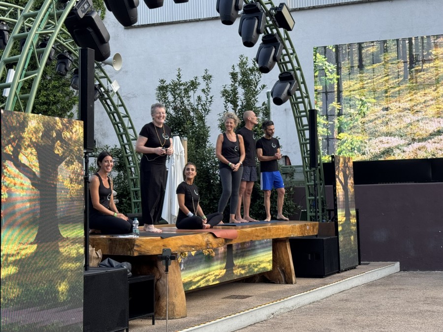 LifeBIon e Yogacademy al One Flow Yoga Torino